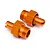 HPI Baja 5B/5T/5SC 24mm Orange Aluminium Heavy Duty Front Hex Hub Set 112845