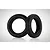 Two black Tamiya RC buggy front tyres with Super Gripper Racing branding on a white background.