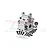 GPM Silver Aluminium Gearbox Case Set MAK012N-S