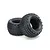 Two black Tamiya ST Block Bubble rear RC buggy tyres with a square tread pattern, shown against a white background.