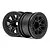 HPI 2.2" Split 8 Black Rims 2Pcs 113337