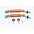 GPM Orange Aluminium Rear CVD Driveshafts 2Pcs w/ Steel Hexes SSLA1277RHA-OR