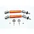 GPM Orange Aluminium Front CVD Driveshafts 2Pcs w/ Steel Hexes SSLA1280FHA-OR