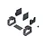 ARRMA Battery Mount Set ARA320637
