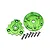 GPM Green Aluminium Cush Drive Housing Set ER2035-G