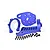 GPM Blue Aluminium Motor Mount Set TXMS018N-B