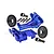 GPM Blue Aluminium Front & Rear Upper Bulkhead w/ 10T/32T Differential Gear Set XRT12131032-B