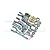 GPM Grey Aluminium Steering Bellcrank/Drag Link Assembly w/ Servo Saver TXM048N-GS