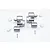 GPM Grey Aluminium Steering Hubs 2Pcs MAK021-GS