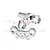 GPM Silver Aluminium Triple Clamp Set MX028-S