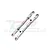 GPM Silver Aluminium Front Adjustable Camber Links 2Pcs SLE054SN-S