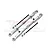 GPM Silver Aluminium Rear Adjustable Camber Links 2Pcs MAT057SN-S