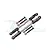 GPM Black Aluminium Rear Adjustable Camber Links 2Pcs MAK057SN-BK