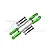 GPM Green Aluminium Rear Adjustable Camber Links 2Pcs MAK057SN-G
