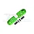 GPM Green Aluminium Foot Pegs 2Pcs MX014-G