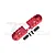 GPM Red Aluminium Foot Pegs 2Pcs MX014-R