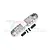 GPM Silver Aluminium Foot Pegs 2Pcs MX014-S