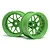 HPI 2.0" Green Tech 7 (+9mm Offset) Rims 2Pcs 116532