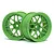 HPI 2.0" Green Tech 7 (+6mm Offset) Rims 2Pcs 116531