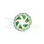 GPM Green Aluminium Rear Brake Disc MX010/DISK-G