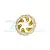 GPM Gold Aluminium Rear Brake Disc MX010/DISK-GD