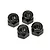 HPI 5mm Black Steel Nyloc Nuts 4Pcs Z665