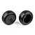 Team Associated 1/14 Wide Mini Pin Rear Tyres on Black Dish Rims - Glued Wheels 2Pcs 21540