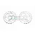 GPM Silver Aluminium Brake Discs 2Pcs SB010/DISK-S