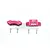 GPM Red Aluminium Front/Rear Brake Callipers 2Pcs SB006-R