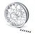 Losi 1/4 MX Rear Satin Chrome Rim LOS46003