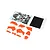 Losi Orange Plastics w/ Wraps & Decals LOS260004