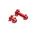 Losi Red Aluminium Hub Set LOS362000