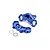 Losi Blue Aluminium Triple Clamp Set LOS364003