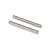Two identical silver-coloured metal hinge pins shown against a plain white background.