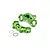 Losi Green Aluminium Triple Clamp Set LOS364008