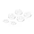 XRAY 1.1-1.2mm 4 Hole Delrin Shock Pistons 6 Pcs 308027