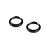 XRAY Black Aluminium Adjustable Shock Nut 2Pcs 308045-K