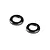XRAY Black Aluminium Shock Cap Nut 2Pcs 308355-K