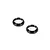 XRAY Black Aluminium Adjustable Shock Nut 2Pcs 308042-K