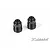 XRAY Black Aluminium Shock Body 4Pcs 308323