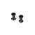XRAY 10.5mm Black Aluminium Rear Brace Mount 2Pcs 373075