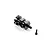 XRAY Black Aluminium Left Rear Wheel Hub 375046