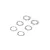 XRAY 6.37x8.4x 0.5, 1.0, 2.0mm Silver Aluminium Shims 375090