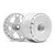 HPI 1.9" Fifteen52 Turbomac White Rims 2Pcs 114637