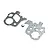Losi Silver Aluminium Chassis Plate Set LOS261002