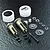 MST Aluminium Ball Differential Set including two differential outdrives, two grease containers, ball bearings, thrust washers, and assembly hardware.