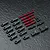 MST Red Aluminium Turnbuckle Set 210658R
