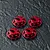 MST Red Lightweight Aluminium Lowered Shock Mounts 820149R