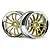 HPI 1.9" (3mm Off-Set) RS4 Sport 3 Work XSA 02C Chrome/Gold Rims 2Pcs 3297