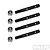 MIP HD Steel 4mm Wheel Axles 4Pcs 23120